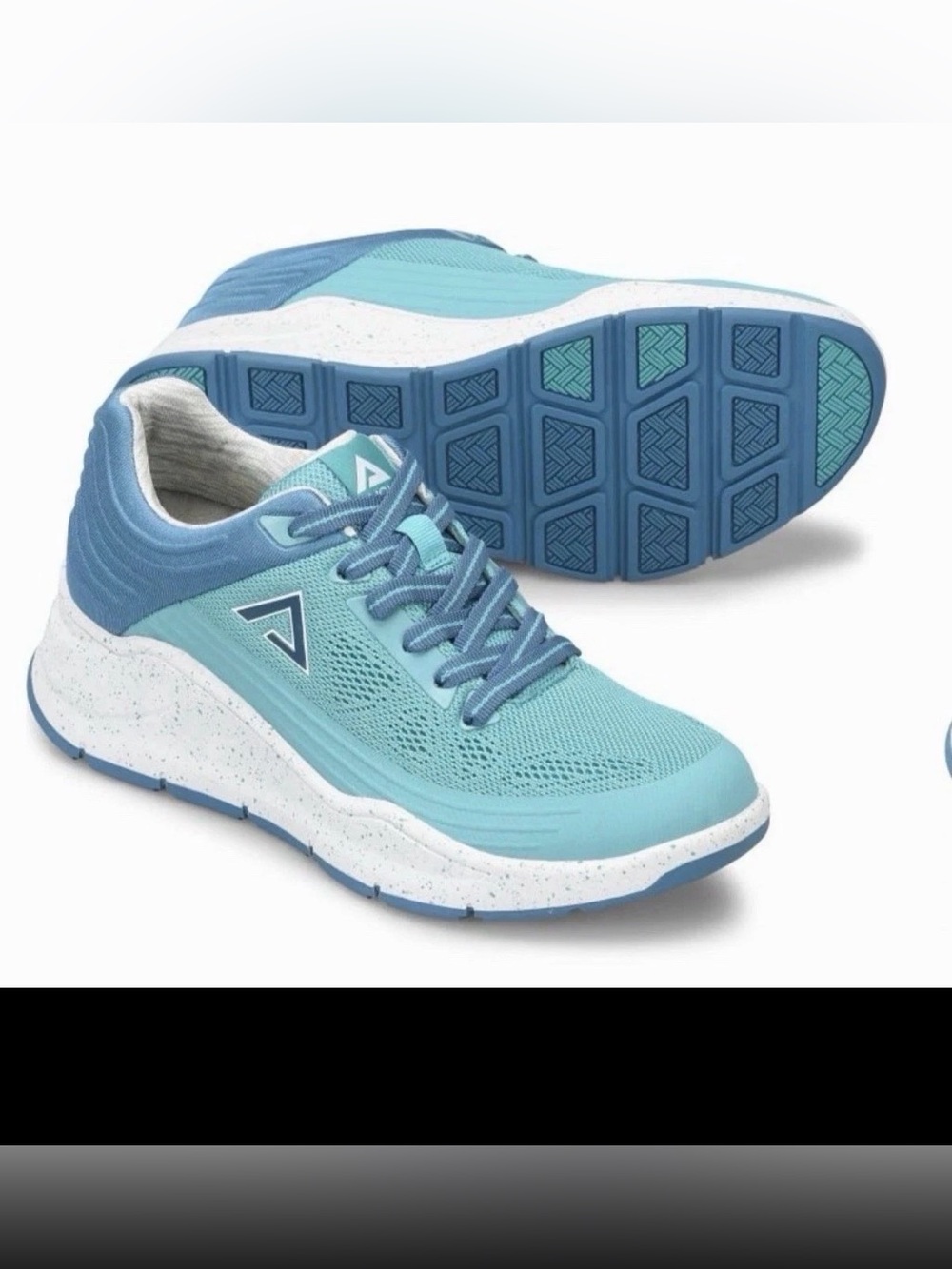 Align Women's Lavoy Athletic Running Shoes Turquoise Blue White Size 7 M US